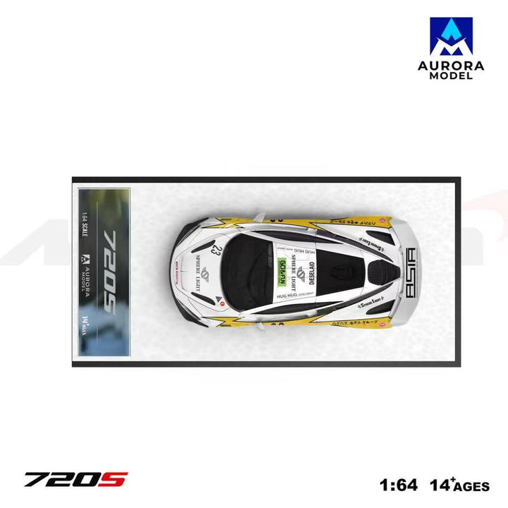 [Preorder] Aurora Model 1:64 McLaren 720S Lightning Livery (2 Variants)