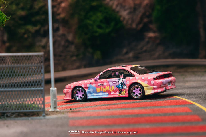 [Preorder] Tarmac Works 1:64 VERTEX Nissan Silvia (S14) Minnie Mouse T64G-018-MN