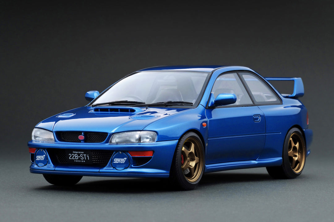 [Preorder] Ignition Model 1:18 SUBARU Impreza 22B-Sti Version (GC8改) Blue