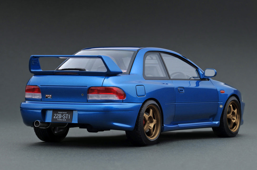 [Preorder] Ignition Model 1:18 SUBARU Impreza 22B-Sti Version (GC8改) Blue