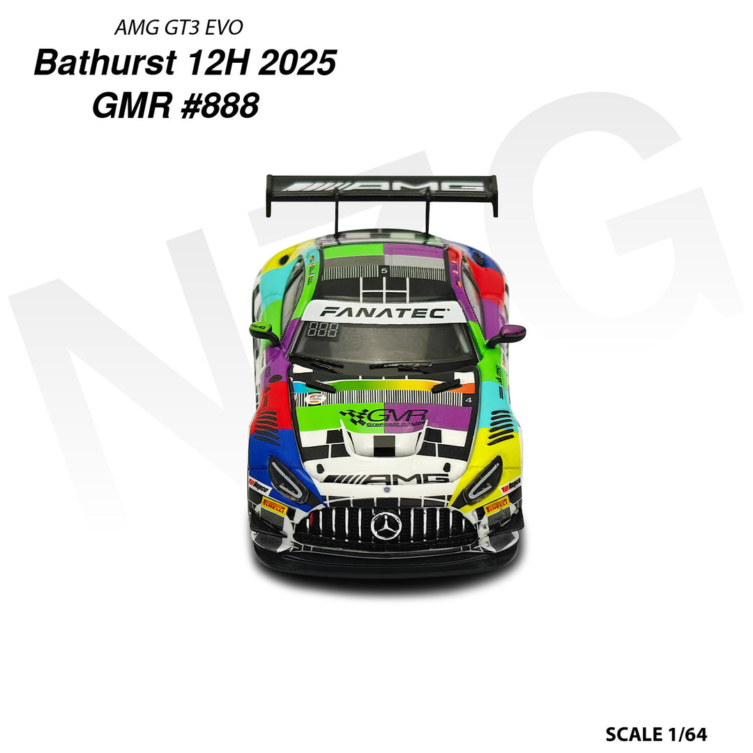 [Preorder] KILO Works 1:64 Mercedes AMG GT3 EVO II Bathurst 12h 2025 #888 114600001