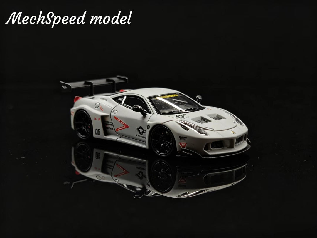 [Preorder] MechSpeed 1:64 458 GT Rear Wing Modified Air Force Gray Livery