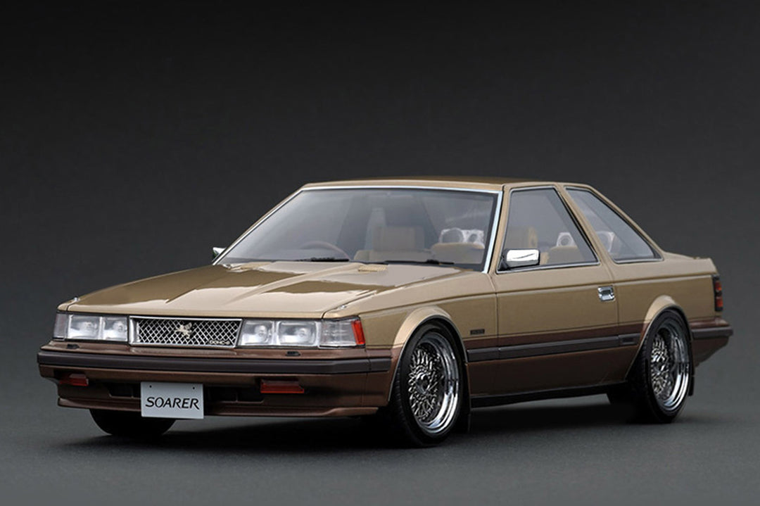 [Preorder] Ignition Model 1:18 Toyota Soarer 2800GT Extra (Z10) Gold/Brown IG3702