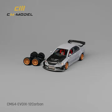 CM Model 1:64 Mitsubishi Lancer EvoIX Grey