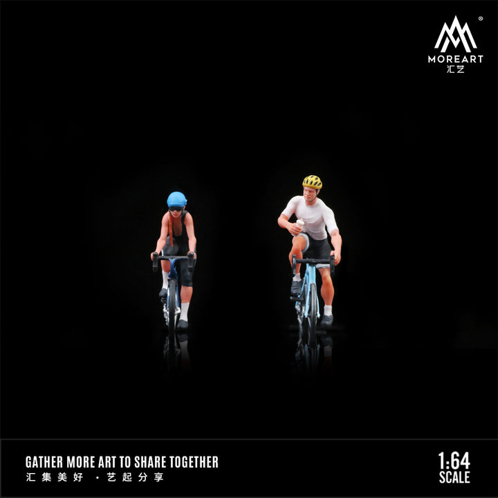 [Preorder] MoreArt 1:64 Bicycle Racing Doll Set