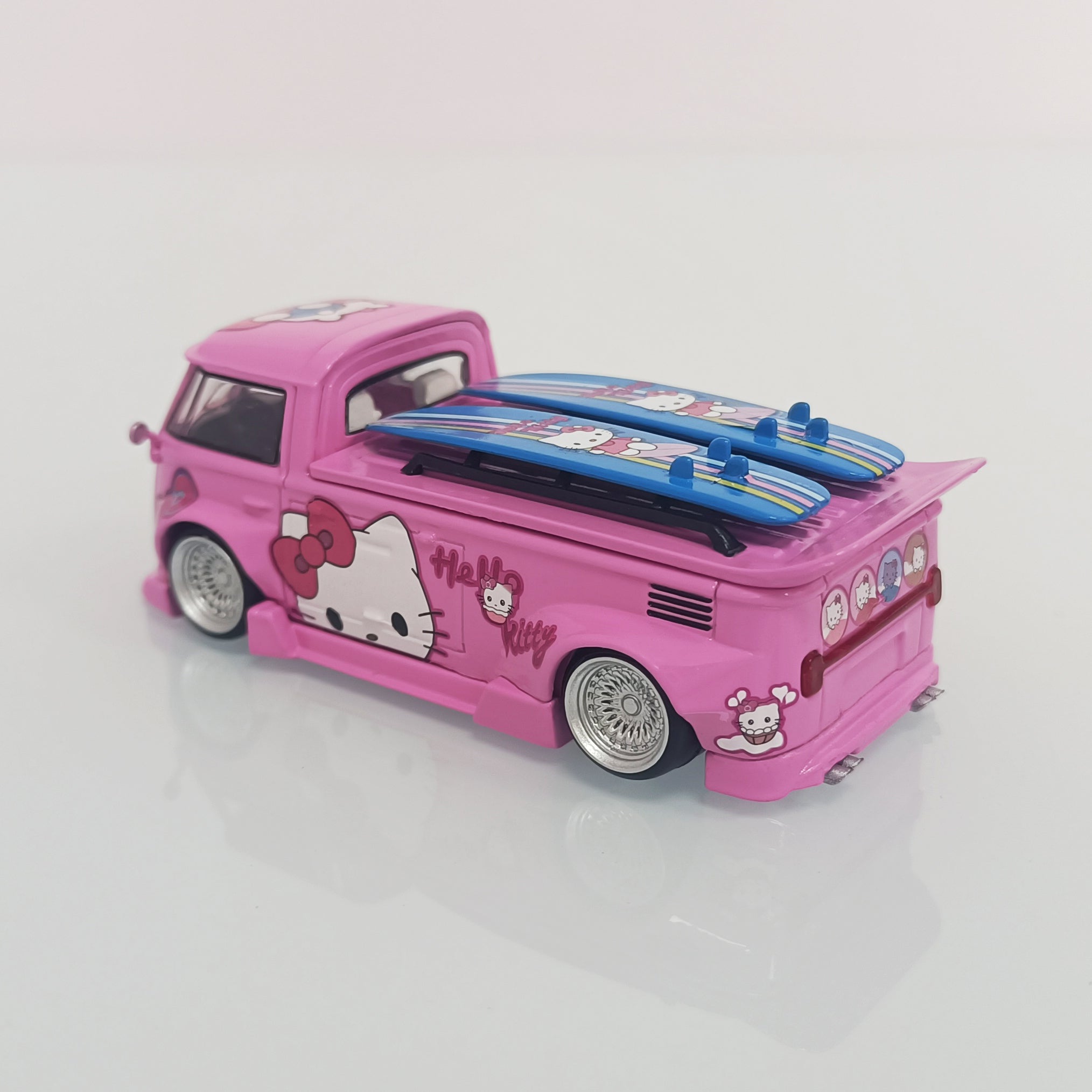 TimeMicro 1:64 Volkswagen T1 Widebody Pickup Truck Tiffany Blue