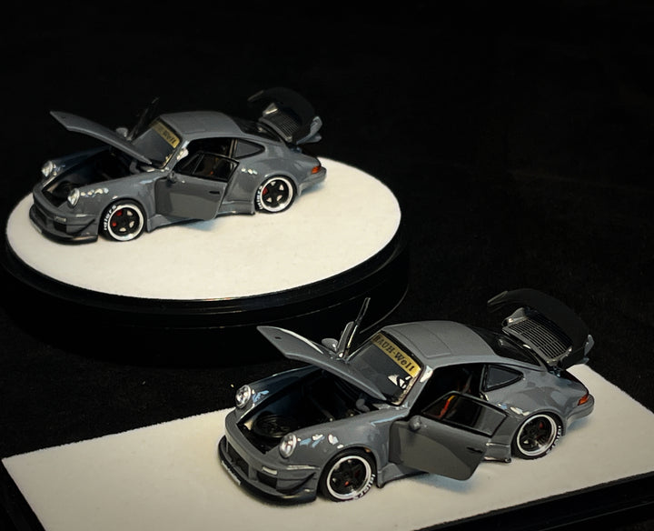 [Preorder] PGM 1:64 Porsche RWB 930 Cement Grey (2 Versions)