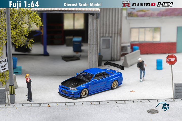 [Preorder] Fuji 1:64 Nissan Skyline GT-R R34 Nismo Z-Tune High-end version (3 Colours)