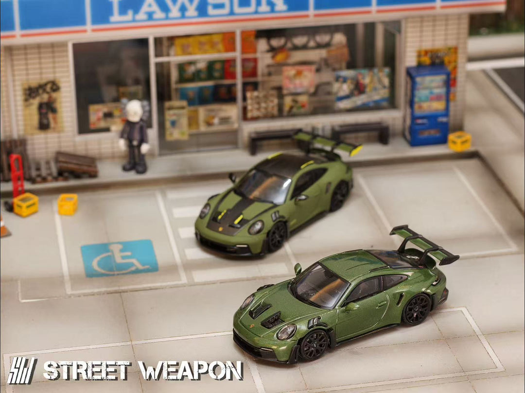 [Preorder] Street Weapon 1:64 Porsche 992 GT3 RS (4 Colours)