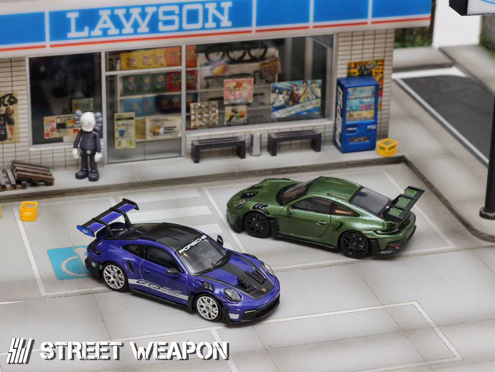 Preorder] Street Weapon 1:64 Porsche 992 GT3 RS (4 Colours
