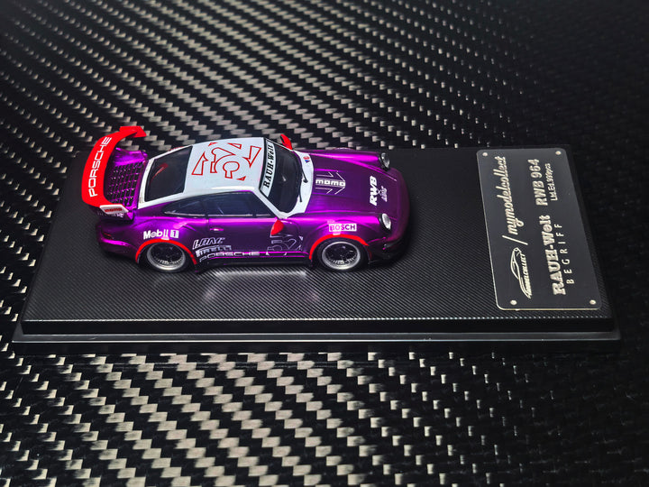 [Preorder] Model Collect 1:64 Transparent Pink Purple High Wing RWB 964 MC640024P
