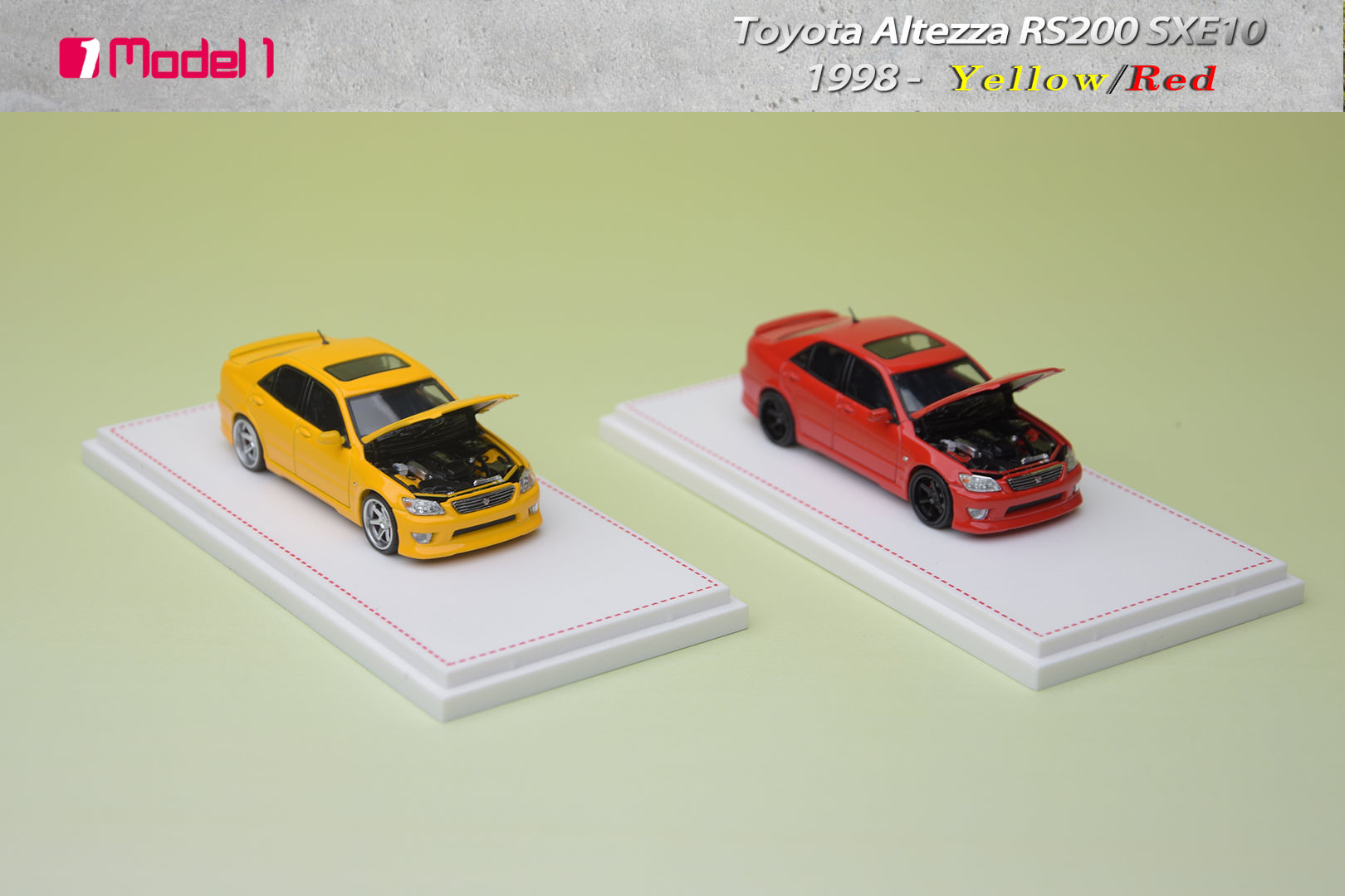 Model One 1:64 Toyota Altezza RS200 SXE10 (2 Colours) – Horizon