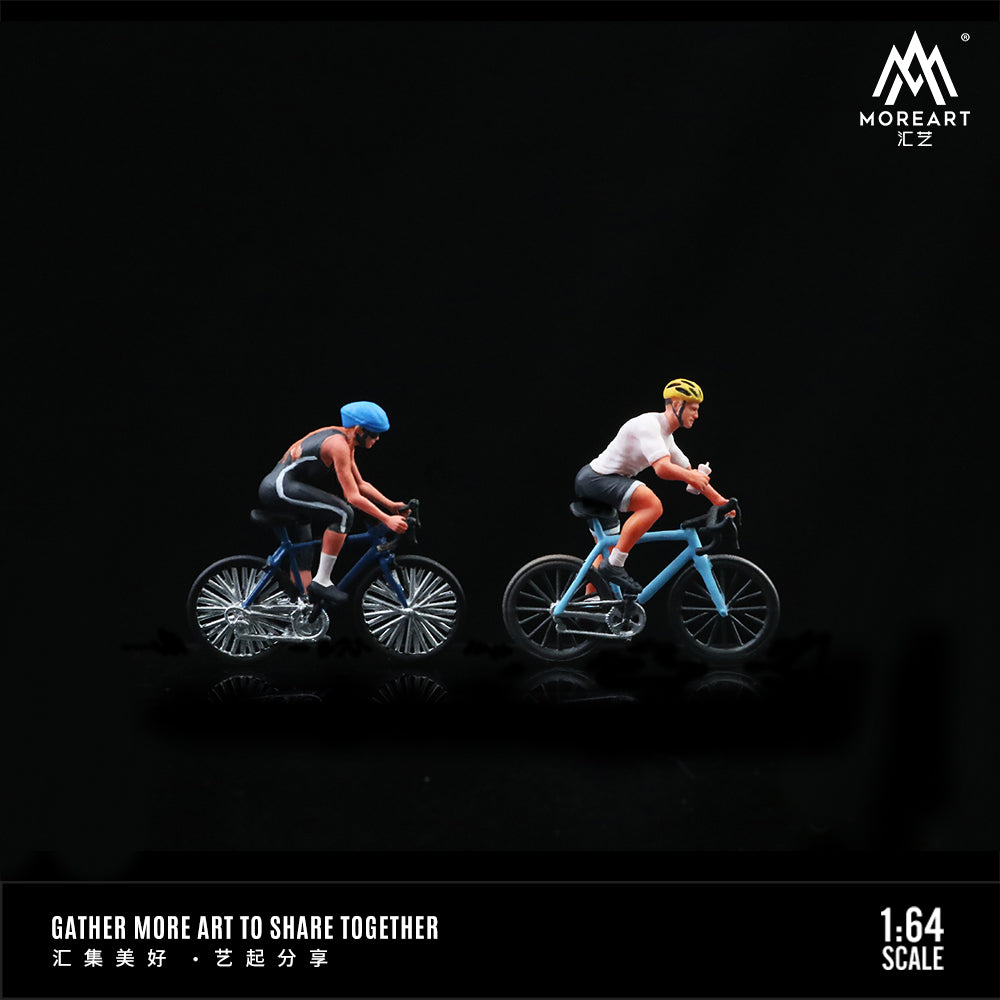 MoreArt 1:64 Bicycle Racing Doll Set MO222032