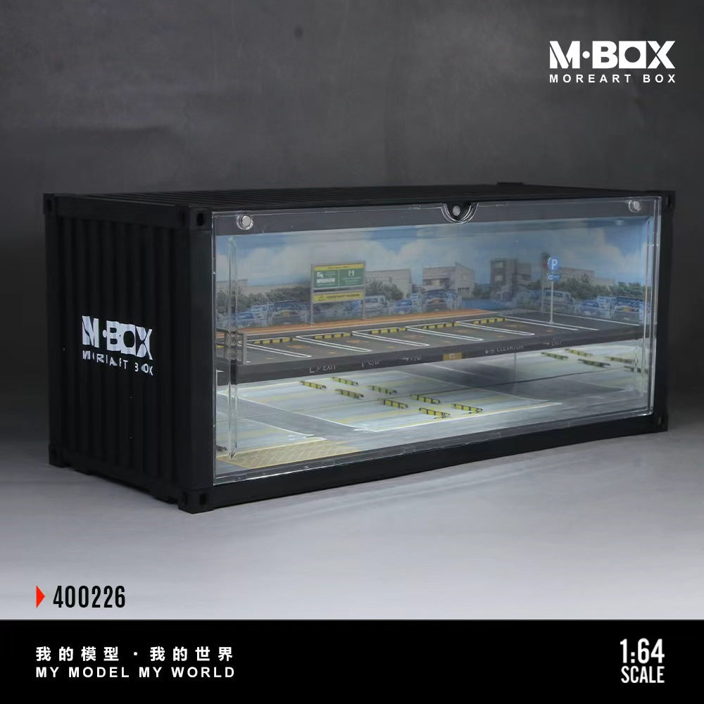 [Preorder] MBOX 1:64 CONTAINER UNDERGROUND PARKING GARAGESCENE-VERSION B MB400226