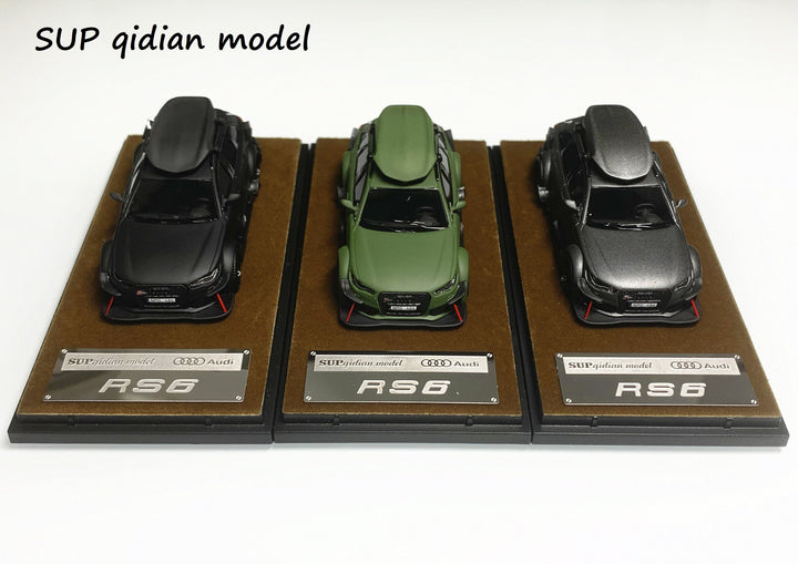 [Preorder] SUP qidian Model 1:64 Audi RS6 Avant (C7) wagon DTM Jon Olsson Wide-Body Modified (3 Colours)