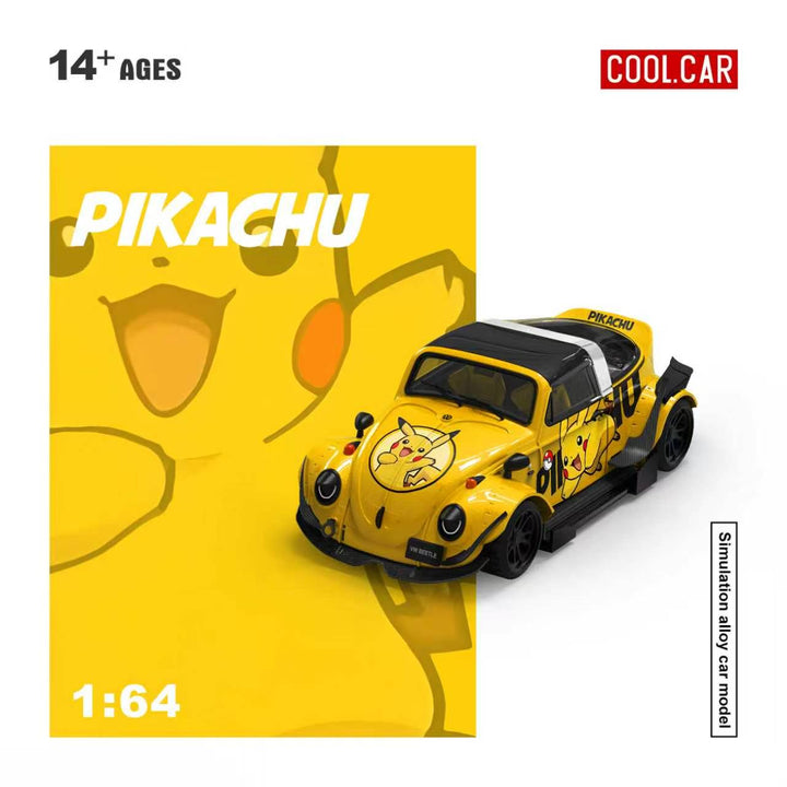 [Preorder] Cool Car 1:64 Volkswagen Beetle Pikachu livery CC646234