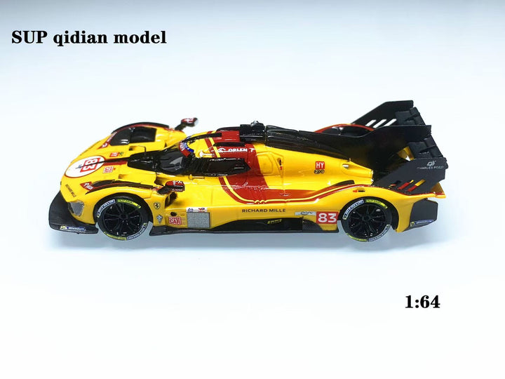 [Preorder] SUP qidian Model 1:64 Ferrari Supercar 499P 2025 Le Mans 24h Endurance Race AF Corse 83# Champion Car Yellow #83