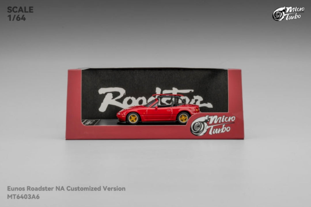 [Preorder] Microturbo 1:64 Mazda MX5 Eunos Roadster Red MT6403A6