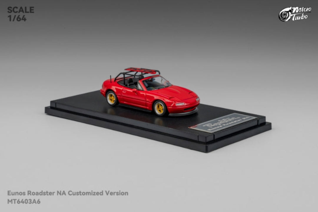 [Preorder] Microturbo 1:64 Mazda MX5 Eunos Roadster Red MT6403A6