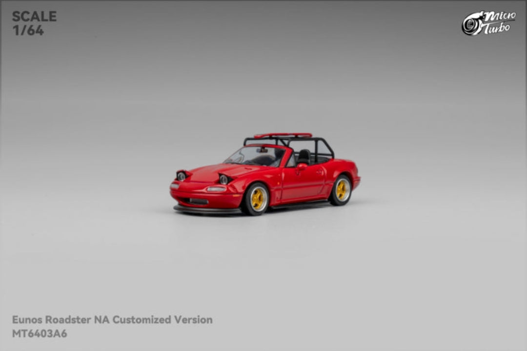[Preorder] Microturbo 1:64 Mazda MX5 Eunos Roadster Red MT6403A6