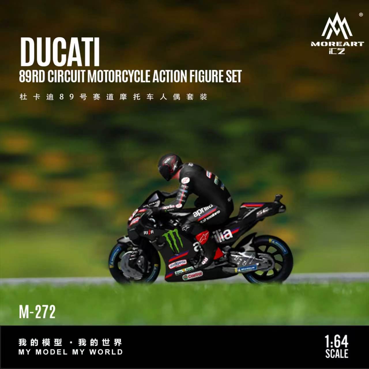 Preorder] MoreArt 1:64 DUCAT 89RD CIRCUIT MOTORCYCLE ACTION FIGURE
