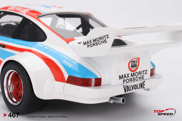 Topspeed 1:18 Porsche 934/5 #8 Max Moritz Team 1977 Nürburgring