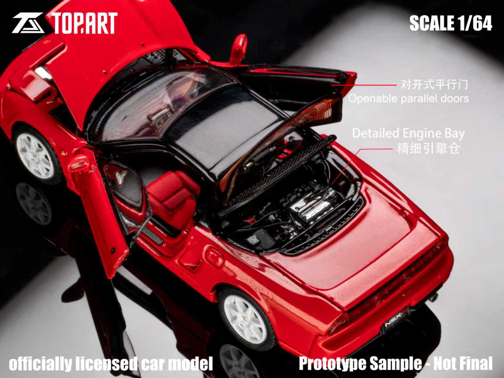 Preorder] TOPART 1:64 Honda NSX-R (NA1) 1992-95 Fully Open