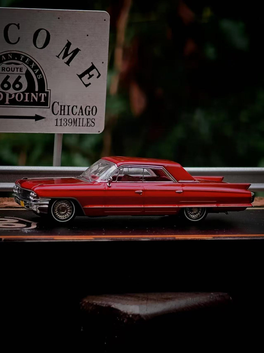 [Preorder] MK Miniatures 1:64 Cadillac DeVille Transparent Red