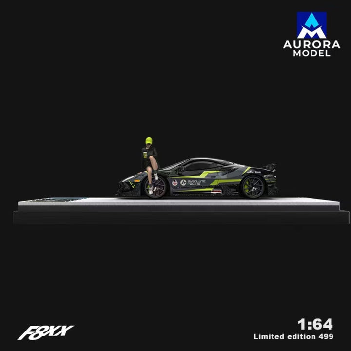 [Preorder] Aurora Model 1:64 Ferrari F8 Tributo Mansory F8XX Har and Absolute racing Livery (4 Versions)