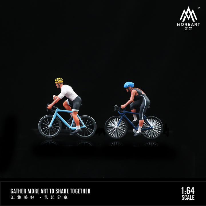 [Preorder] MoreArt 1:64 Bicycle Racing Doll Set