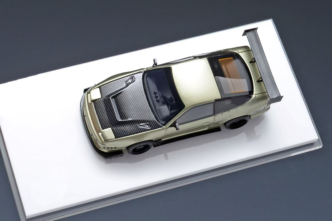 [Preorder] 404error X old school 1:64 Nissan 240sx Streetcar Modified Emerald Green Carbon Cover