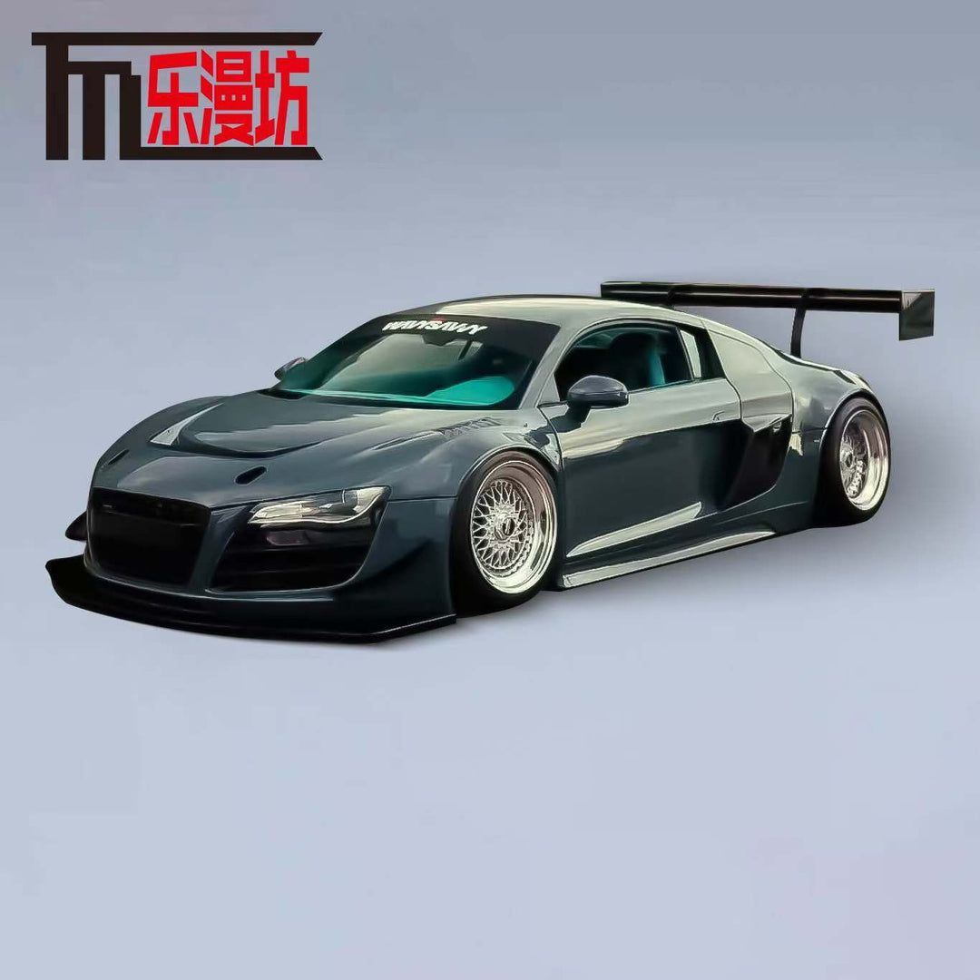 [Preorder] LMF Model 1:64 Audi R8 LMS ULTRA - Gray Blue