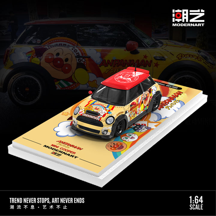 [Preorder] ModernArt 1:64 Mini Cooper ANPANMAN Livery (3 Versions)