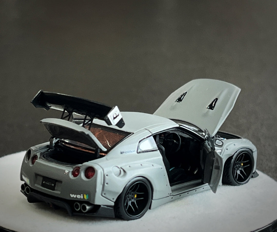 [Preorder] PGM 1:64 Nissan Rocket Bunny GTR R35 Combat Grey PGM-640703 (2 Versions)