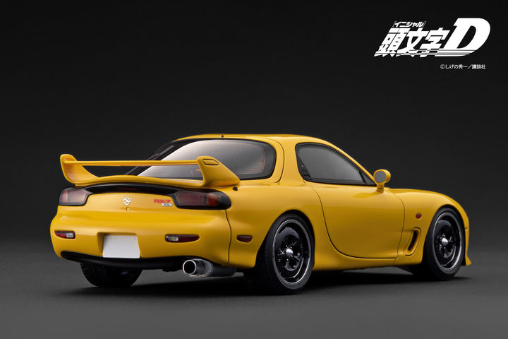 [Preorder] Ignition Model 1:18 INITIAL D Mazda RX-7 Mazda Speed A-spec (FD3S) Yellow SOUND & LED Ver. IG3940