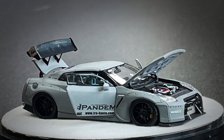 [Preorder] PGM 1:64 Nissan Rocket Bunny GTR R35 Combat Grey PGM-640703 (2 Versions)