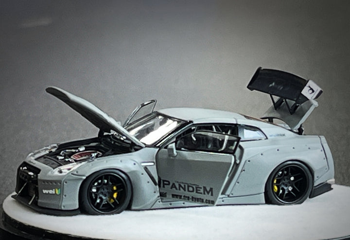 [Preorder] PGM 1:64 Nissan Rocket Bunny GTR R35 Combat Grey PGM-640703 (2 Versions)