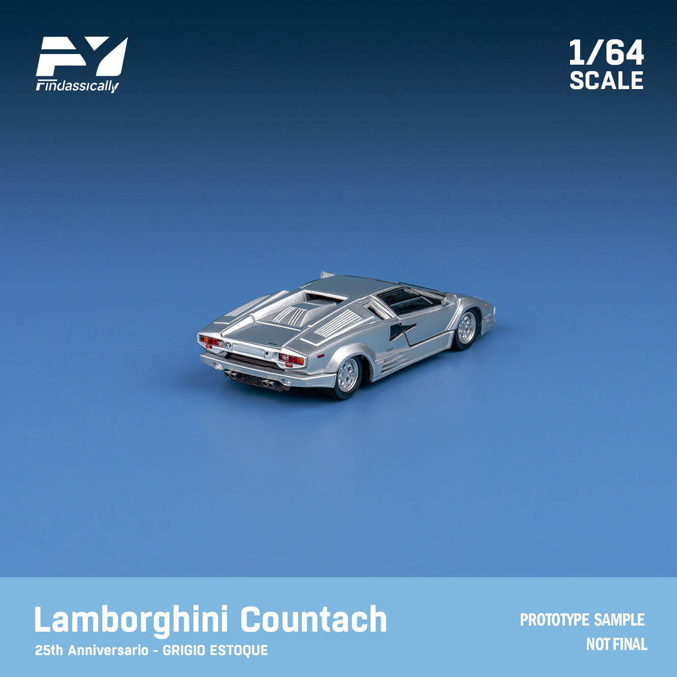 Finclassically 1:64 Lamborghini Countach LP5000 (4 Versions