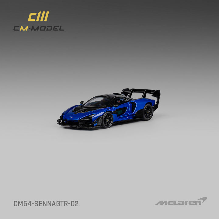 [Preorder] CM Model 1:64 McLaren Senna GTR Metallic Blue