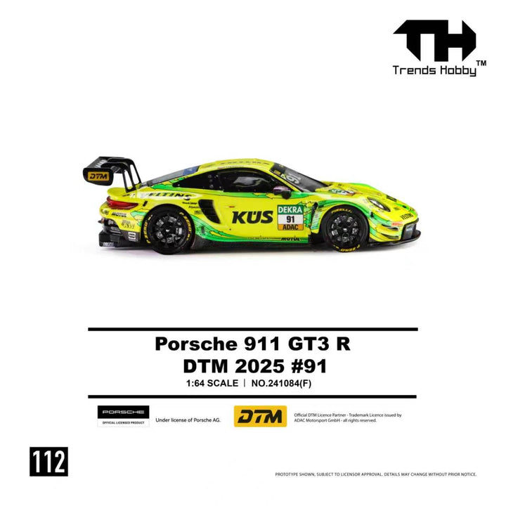 [Preorder] Trends Hobby 1:64 Porsche 911 GT3 R DTM 2025 
