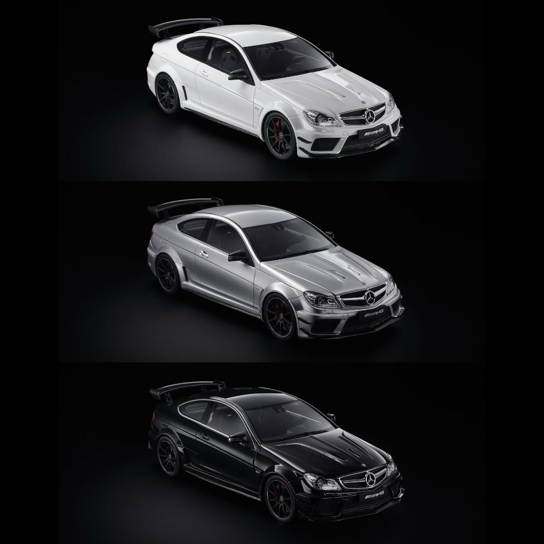 [Preorder] NA 1:18 Mercedes-Benz C63 AMG Black Series Resin Model (3 Colors)