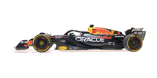MINICHAMPS 1:12 RED BULL RACING HONDA RB19 - MAX VERSTAPPEN - 2ND PLACE QATAR SPRINT RACE - WORLD CHAMPION 2023