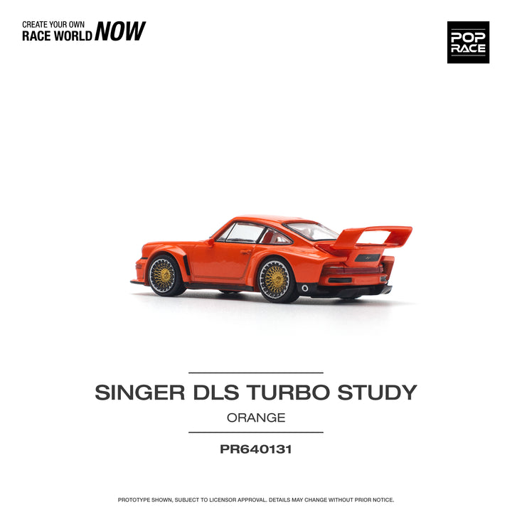 [Preorder] POPRACE 1:64 SINGER DLS TURBO (TRACK) ORANGE PR640131