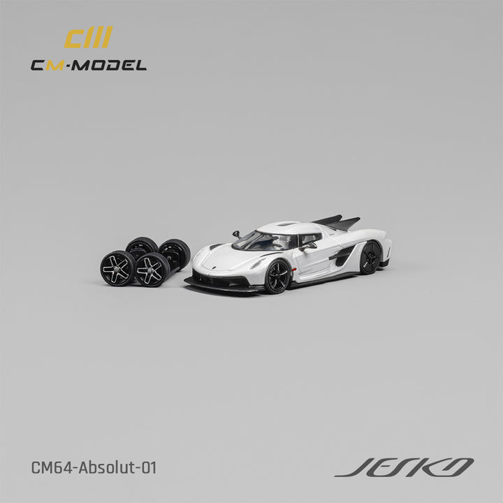 [Preorder] CM Model 1:64 Koenigsegg Jesko Absolut White