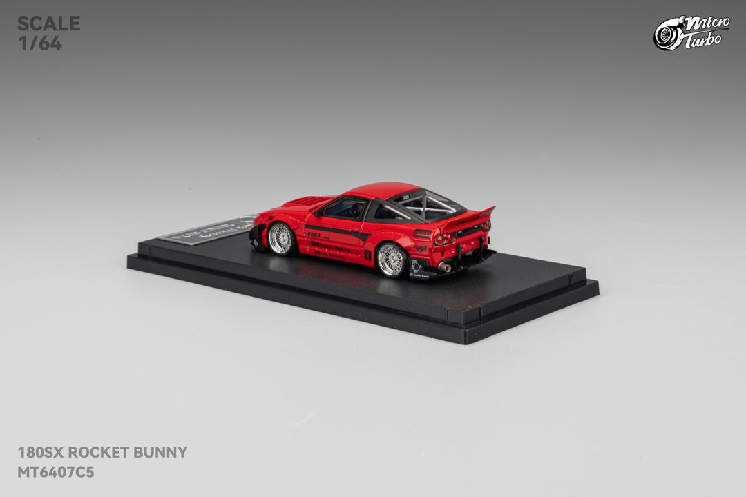 [Preorder] Microturbo 1:64 180SX Rocket Bunny - Metallic Red MT6407C5