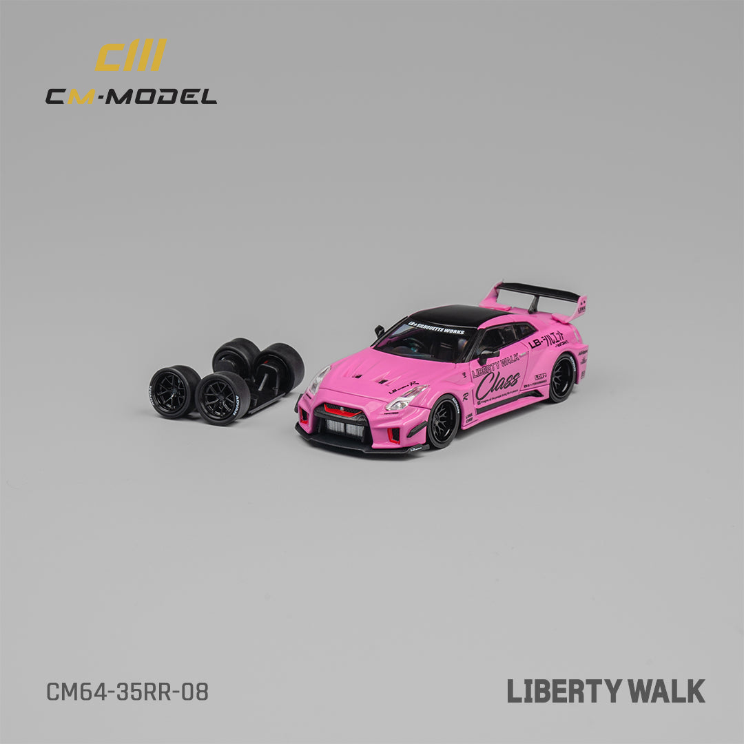 CM Model 1:64 Nissan LBWK GT35RR Pink CM64-35RR-08 – Horizon Diecast