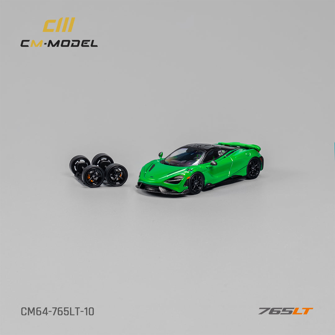 [Preorder] CM Model 1:64 Mclaren 765LT Chrome green