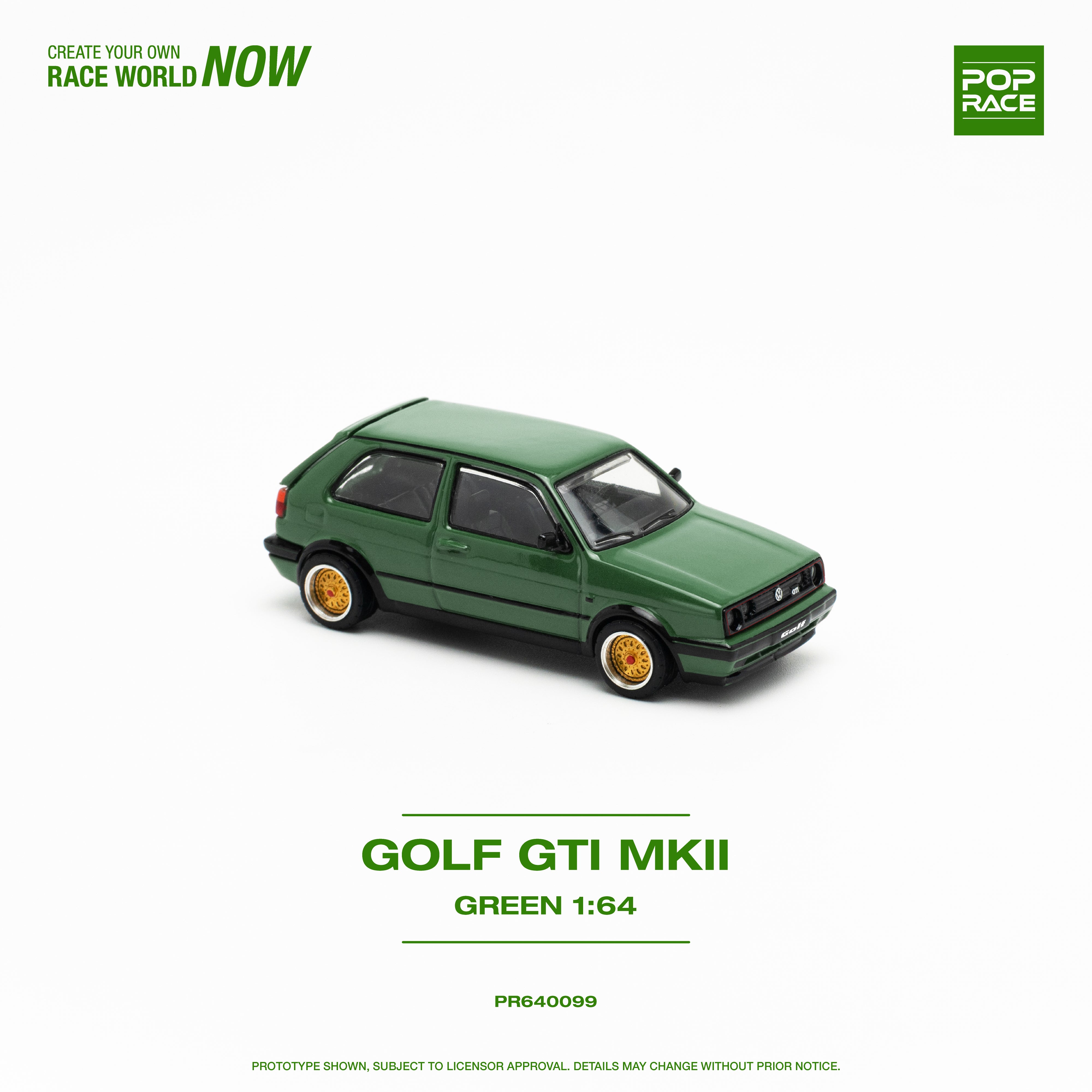 POPRACE 1:64 Volkswagen Golf GTI MKII PR640099 – Horizon Diecast