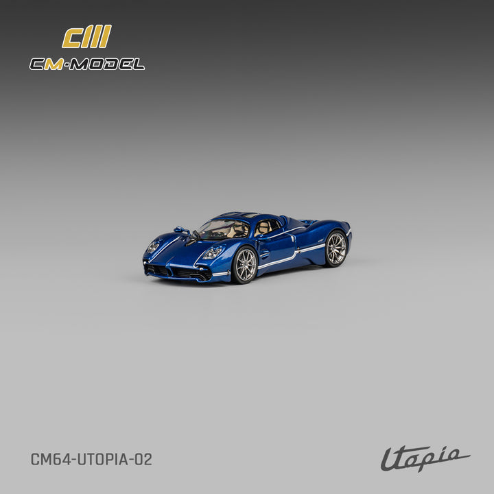 [Preorder] CM Model 1:64 Pagani Utopia Metallic Blue