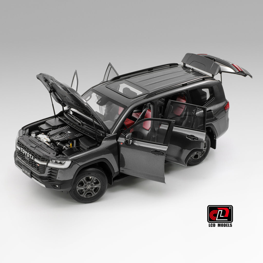 [Preorder] LCD 1:18 Toyota Land Cruiser LC300-GR Sport (4 Colours) LCD18013